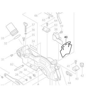 Plaque de protection Makita LS0714 - 423333-0