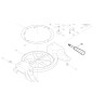 Poignée Makita LS0714, LS0714L, LS0714F, LS0714FL