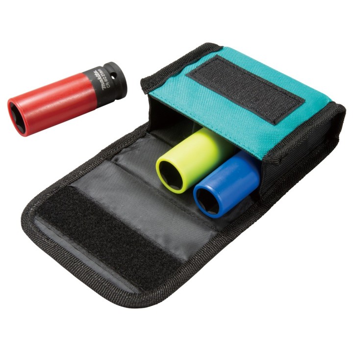 Coffret 3 douilles longues 1/2" Makita - E-12354