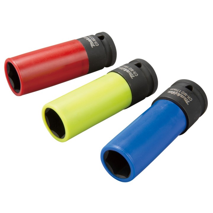 Coffret 3 douilles longues 1/2" Makita - E-12354