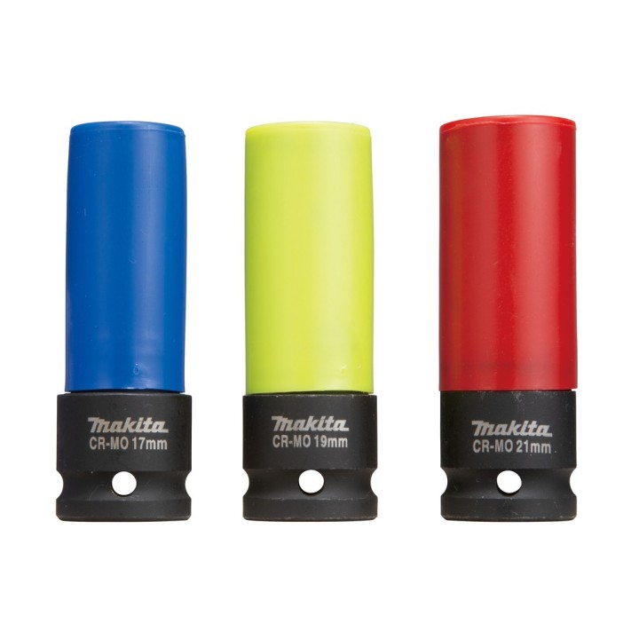 Coffret 3 douilles longues 1/2" Makita - E-12354