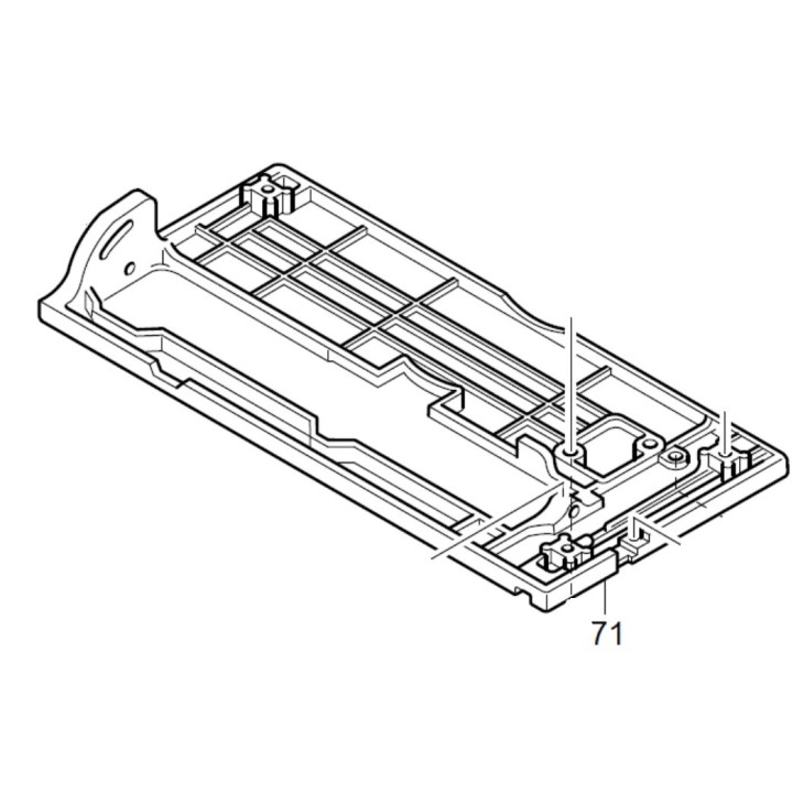 Table, plateau 316556-6 scie circulaire Makita 5903R