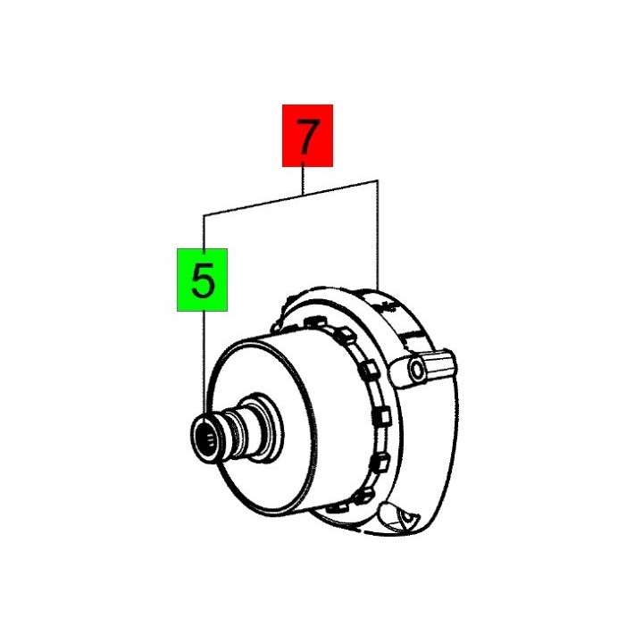 Boîtier d’entrainement Protool DRP/PDC/DRC 18 - Protool - 499342