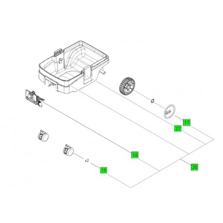 Cuve complète aspirateur CT MINI I - FESTOOL - 203731