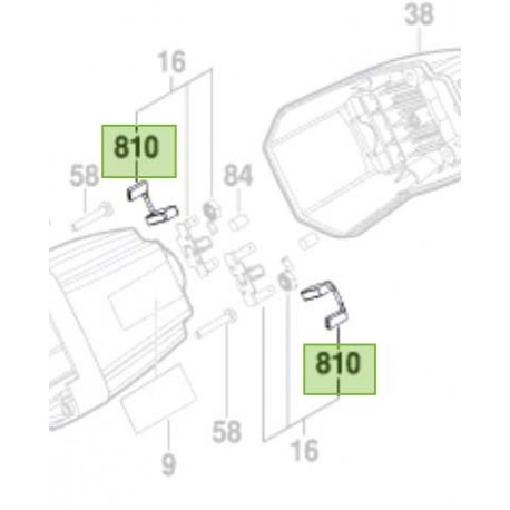 Jeu de charbons scie Bosch GKT 55 GCE - 2 604 321 957, 2604321957