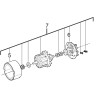 Moteur complet Milwaukee M18 BPD, M18 BPDN, M18 MPP2Q, M18 PP2C