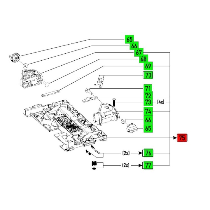 Table complète Festool TS 55 EBQ, TS 55 Q - 494589
