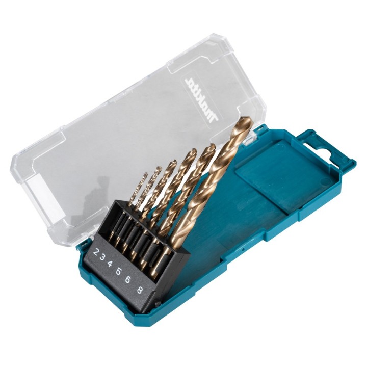 Coffret 6 forets à métal HSS-CO Makita - D-75758