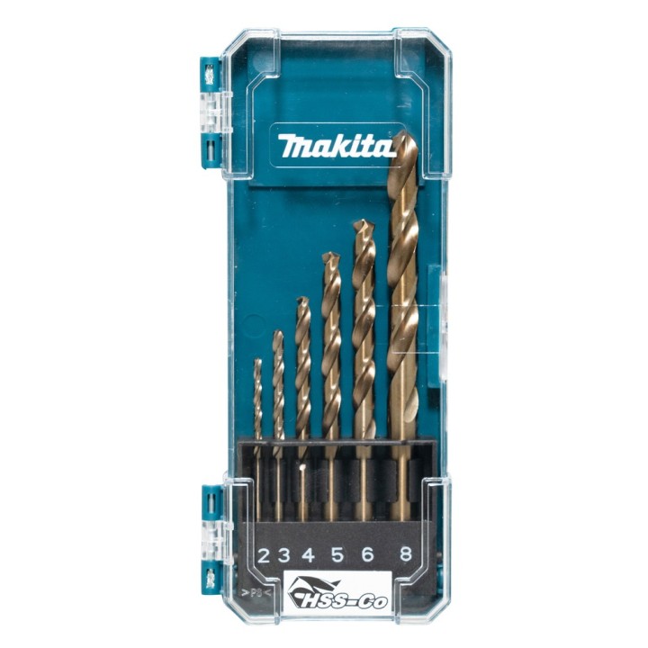 Coffret 6 forets à métal HSS-CO Makita - D-75758
