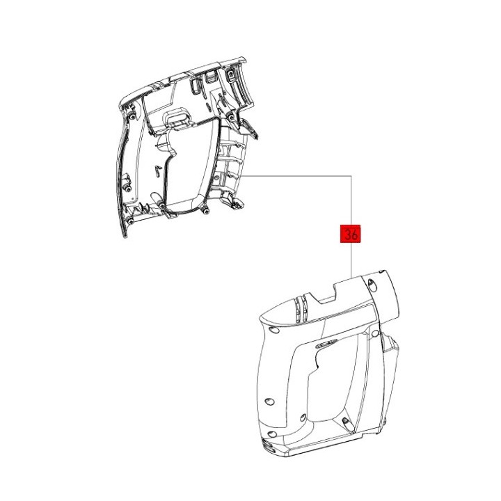 Carcasse visseuse Festool CXS - 500374
