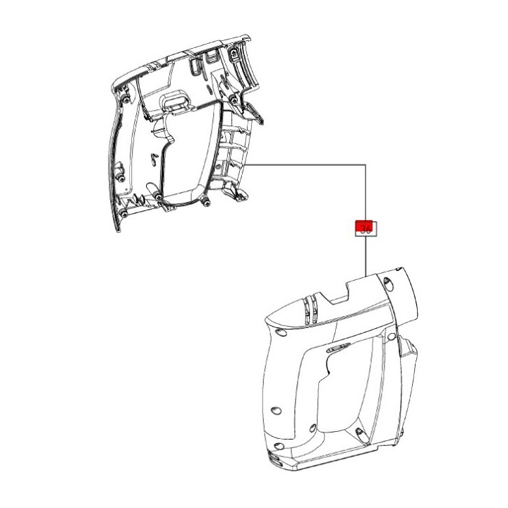 Carcasse visseuse Festool CXS (495635) - 497622