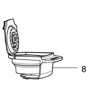 Porte filtre machine à café Makita DCM501 - KF00000012, KF00000065