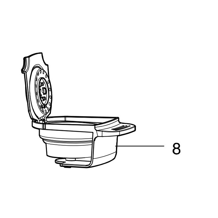 Porte filtre machine à café Makita DCM501 - KF00000012, KF00000065