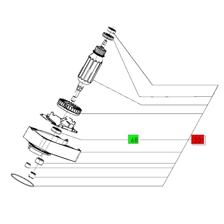 Induit Festool KS 88 E - 202924