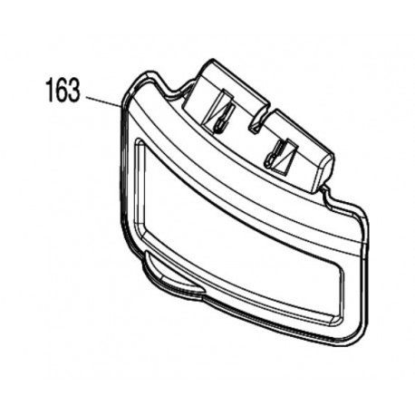 Couvercle d'ejection latérale Makita DLM532, LM001C - 459886-3