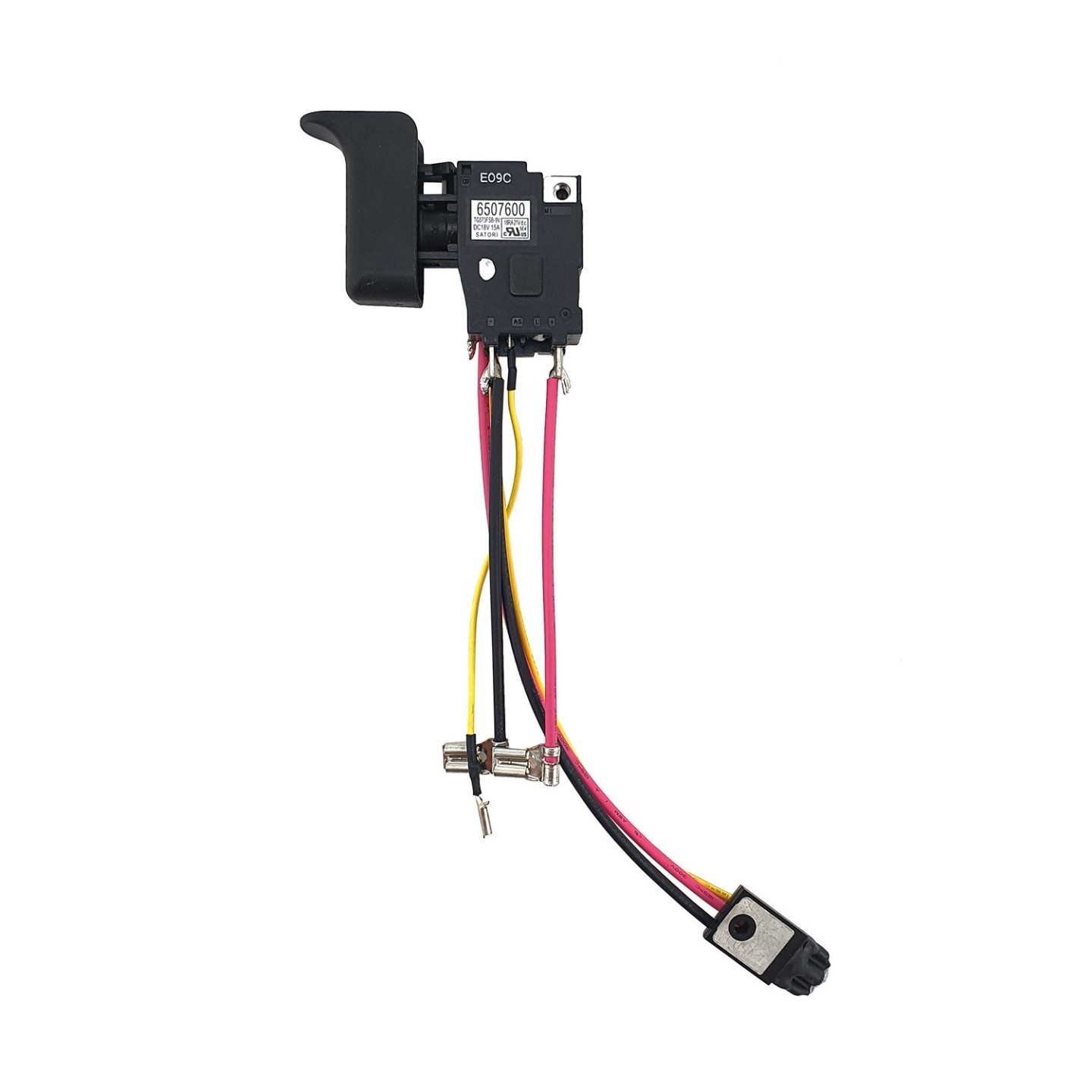 Interruttore Di Accensione Per Trapani Makita XRJ04, DJR186, JR186D, Ricambio 6507600