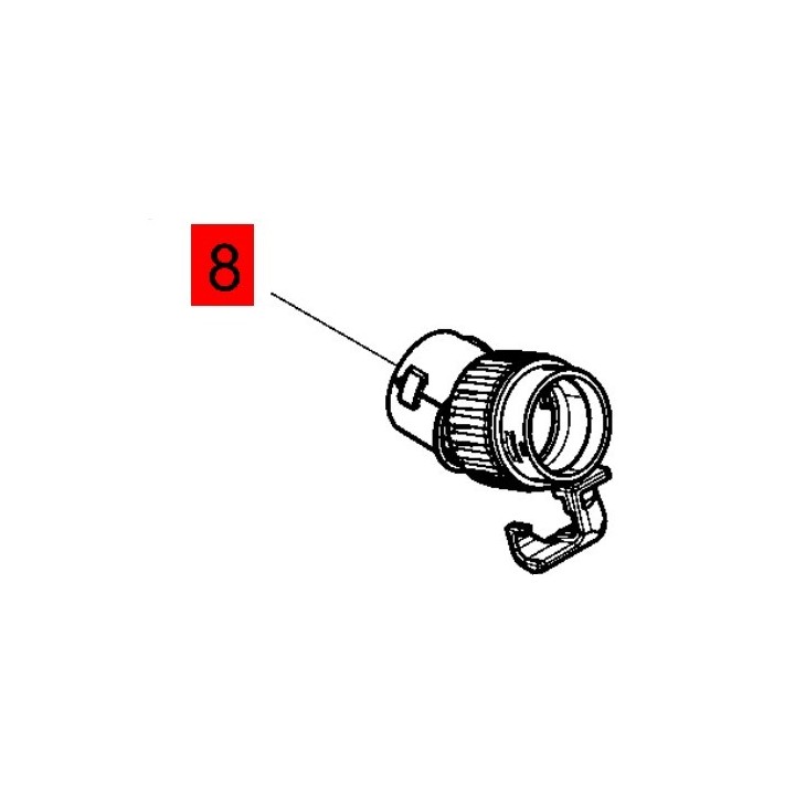 Raccord aspiration scie Festool TS 60, TSV 60 - 10703935