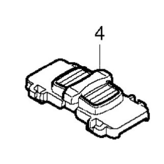 Sélecteur de vitesse Makita BHP444, BDF454, BHP454 - 125488-4