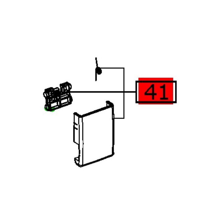 Verrou cuve aspirateur Festool CT 26, CT 36, CT 48 - 496262