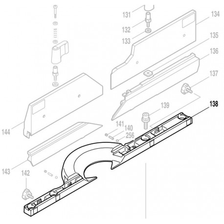 Butée principale Makita LS1216, LS1216L - 318411-8