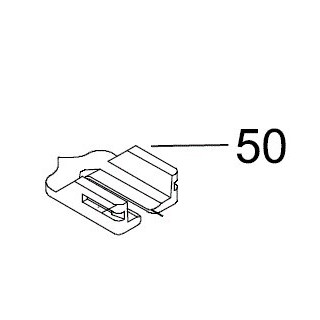 Guide coupe, protecteur copeaux scie sauteuse AEG STEP100X - 4931456316