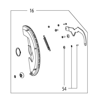 Carter de protection Metabo KGS216M, KGS18LTXBL216 - 316075380