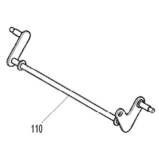 Essieu avant tondeuse Makita DLM380 - DA00000336