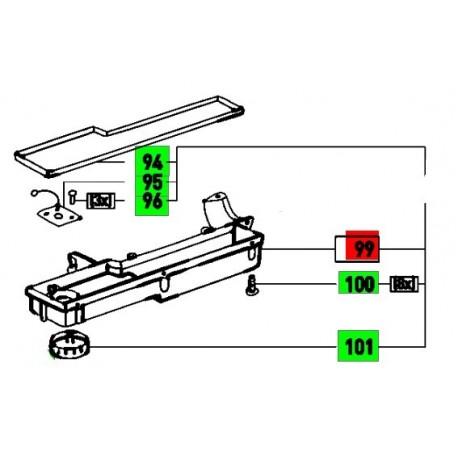 Réglage de vitesse Festool CS 70 EB - 488155