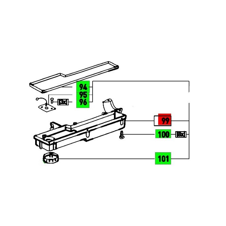 Réglage de vitesse Festool CS 70 EB - 488155