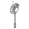 Porte charbons Makita pour BDF454, BDF444