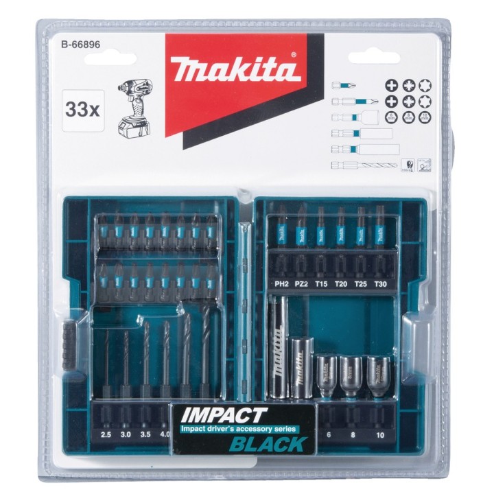 Coffret de 33 embout Impact Black Makita