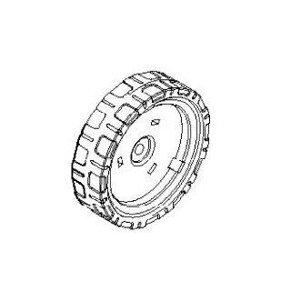 Roue avant tondeuse Makita DLM380 - DA00000328