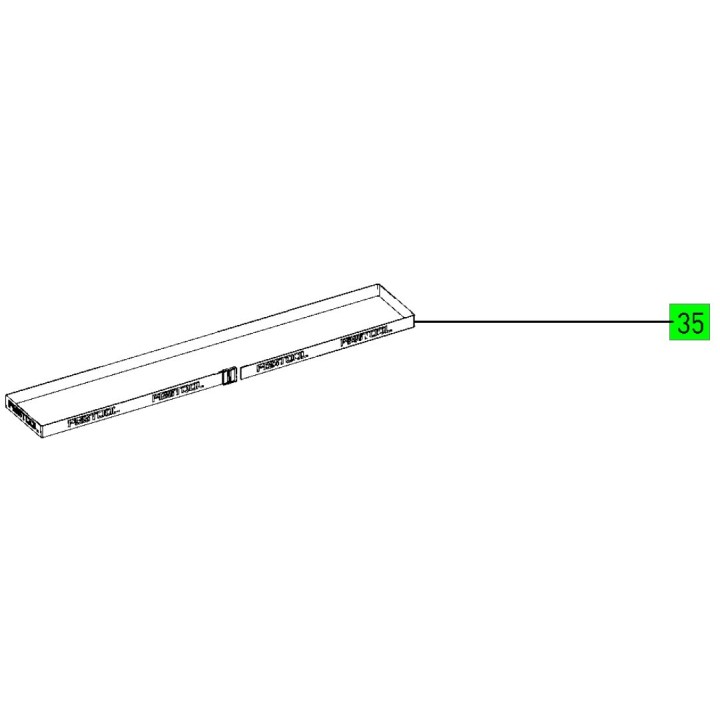 Sangle extension de butée chariot Festool KA-UG-R/L - 700549