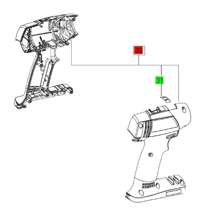 Carcasse perceuse-visseuse Festool T 18 - 498665