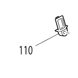 Lentille DLS111, DLS211, DLS600, LS003G, LS004G, LS1019L, LS1219L - Makita - 418104-8