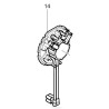 Porte charbons pour visseuse Makita BDF442, BDF452, BHP442, BHP452
