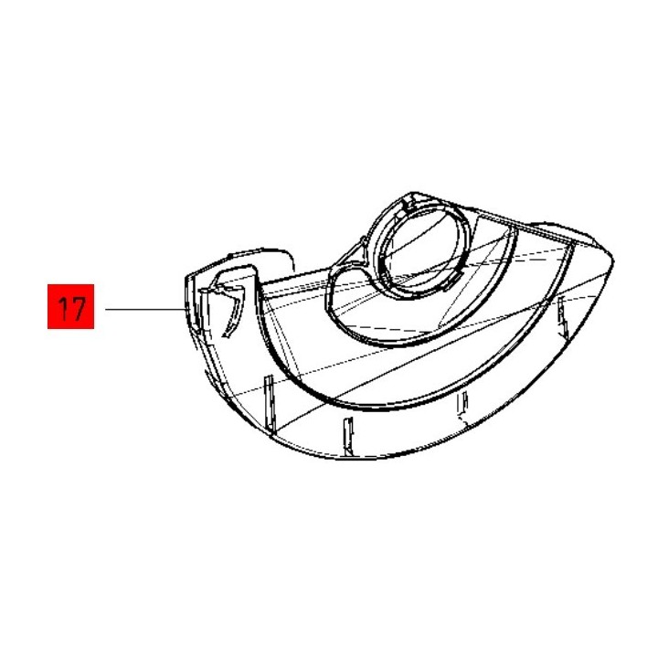 Carter de protection scie KS 120 EB, KS 88 E - FESTOOL - 470655, 10037697