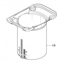 Carcasse supérieure Makita DRT50 - 144661-7