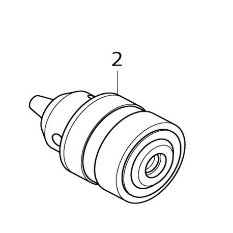 Mandrin à clé perceuse Makita 6013BR, DS4011, DS4012 - 763078-1