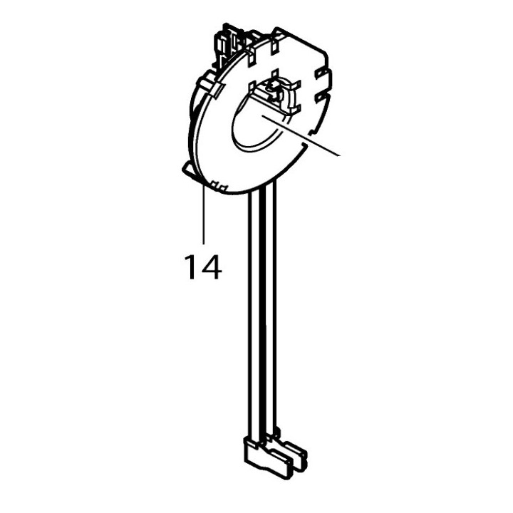 PORTE CHARBONS CPL DDA350 - 539202-6 - Makita