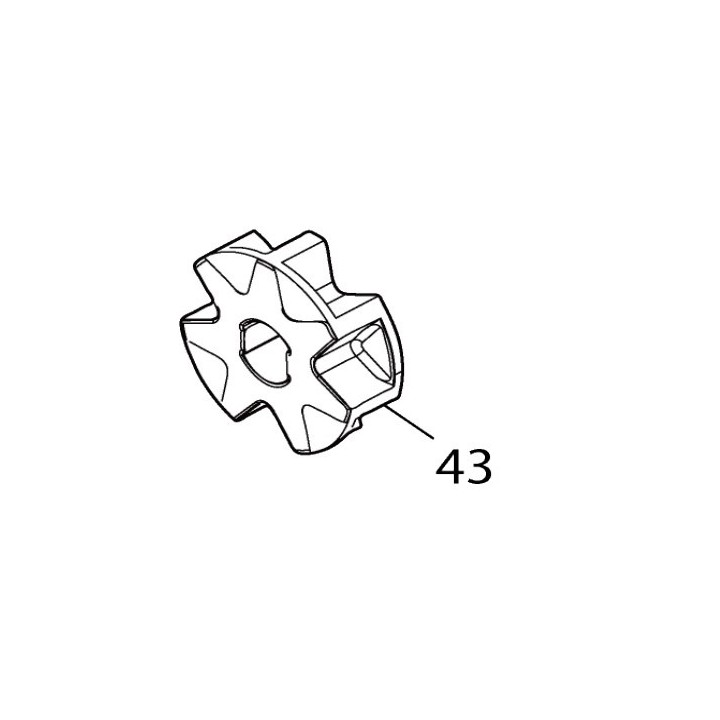 Pignon 7 dents Makita DUC150 - 227947-5