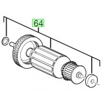 Induit Milwaukee 4931 4350 38