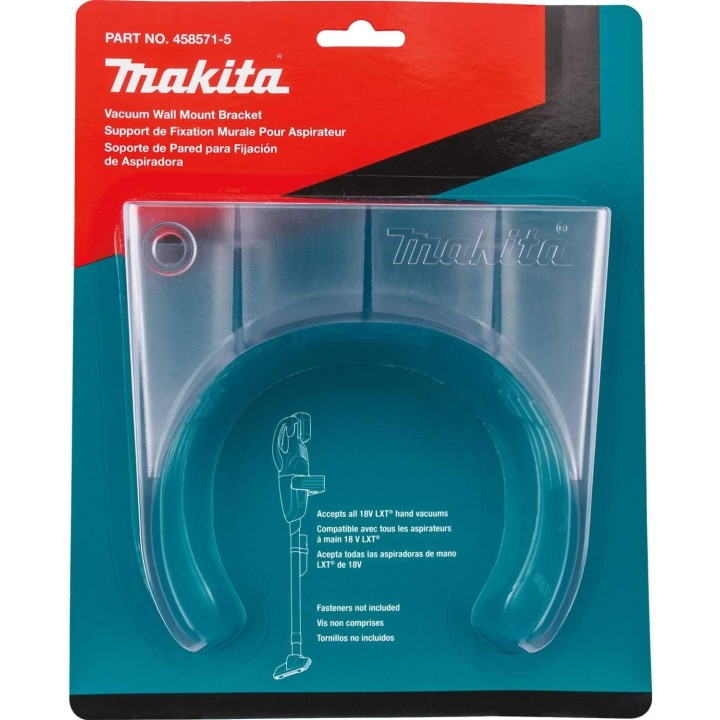 Support mural aspirateur Makita - 458571-5, 199971-7