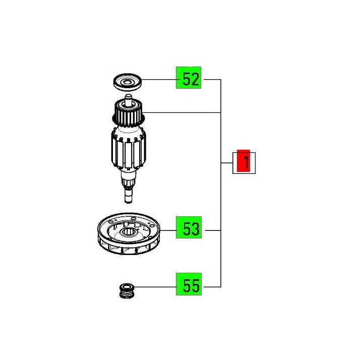  Induit ponceuse rotex Festool RO 90 Dx FEQ - FESTOOL - 497784