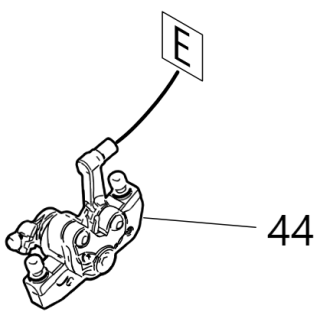 Etrier de frein Makita DCU180 - 161641-8