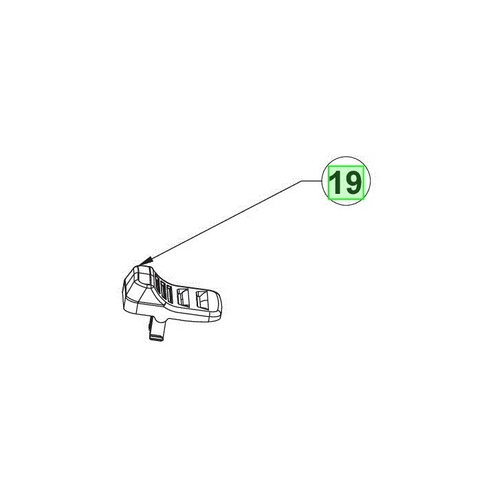 Bouton poussoir meuleuse Ryobi R18AG7 - 5131041188