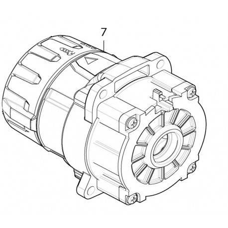 Boite de vitesse perceuse Makita DF001G - 122A41-3