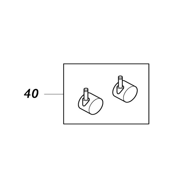 Jeu de roue pivotante 50mm - Makita - W1406422500