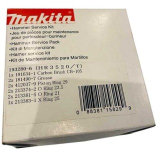 Kit de joint perforateur Makita HR3520, HR3520B, HR3520T - 193280-6