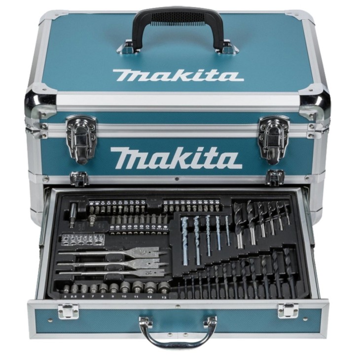 Coffret aluminium + 70 pcs accessoires - Makita - 196635-4